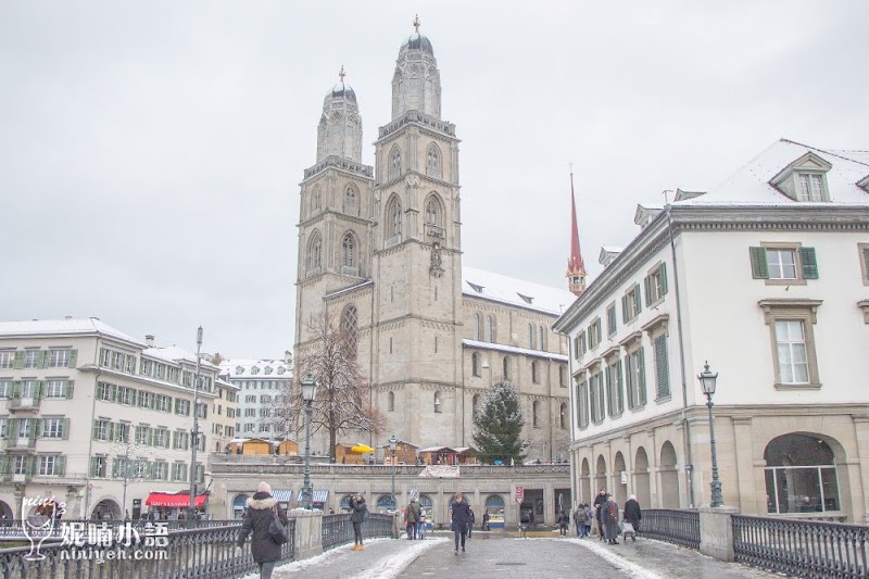 【瑞士/蘇黎世景點】Grossmünster 蘇黎世大教堂。俯瞰蘇黎世的觀景勝地 @妮喃小語