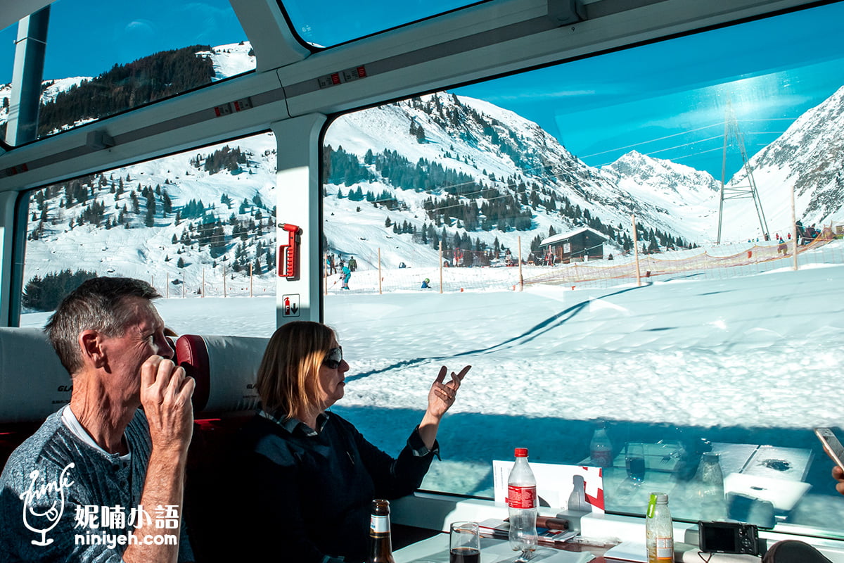 【瑞士自由行】冰河列車 Glacier Express 鐵道迷必搭全球最慢景觀列車 @妮喃小語