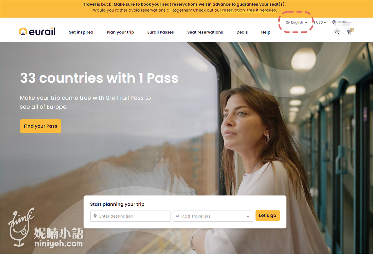 歐洲火車通行證 Eurail Pass｜網路購票啟用操作完整攻略，Eurail Mobile Pass App 訂位教學