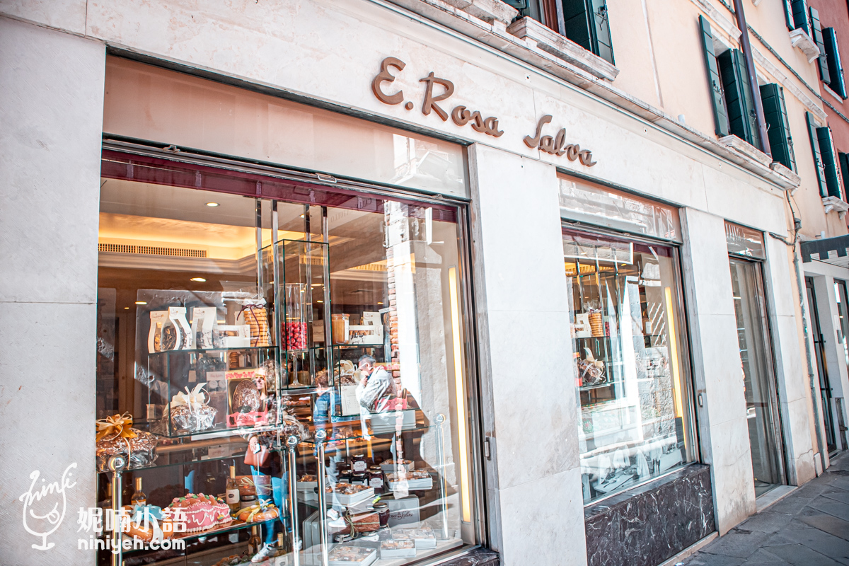 威尼斯美食｜百年甜點店「Rosa Salva」。必吃提拉米蘇和奶油泡芙