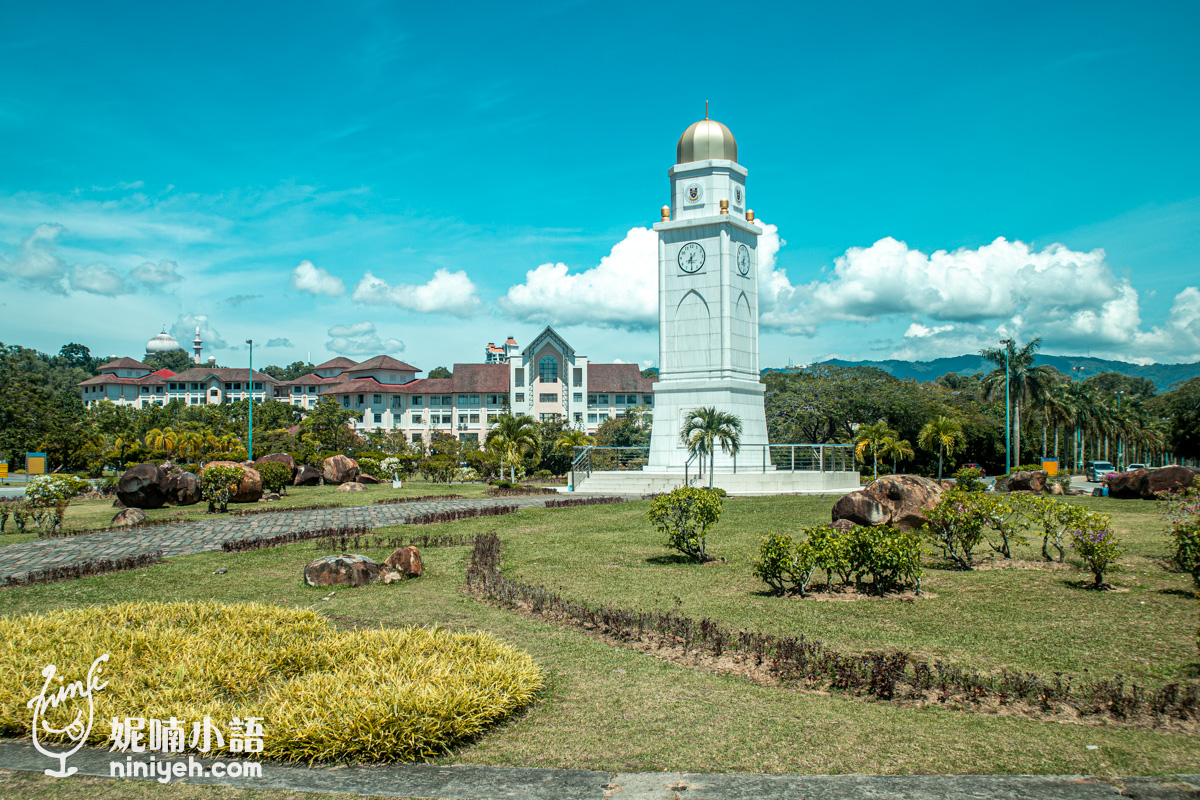 沙巴景點｜沙巴大學粉紅清真寺(Floating Mosque)。東南亞最美麗的大學