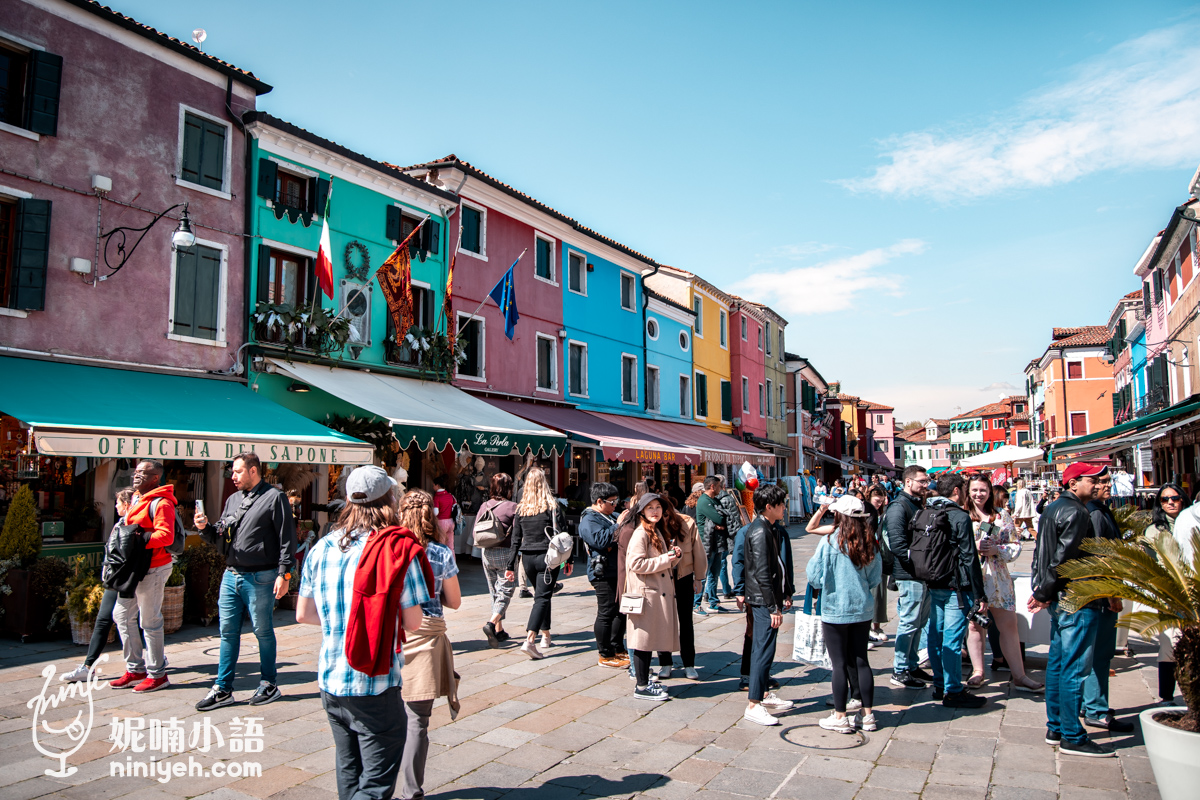 【義大利/威尼斯美食】彩色島上好吃的冰淇淋推薦「Burano Gelateria Crema」。奶油脆餅口味最特別