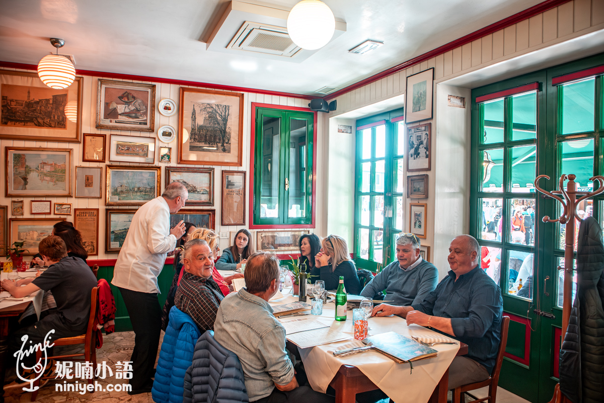 威尼斯彩色島美食｜名廚波登盛讚的魚湯燉飯 Trattoria Da Romano Burano！勞勃狄尼諾、史特龍都是座上賓