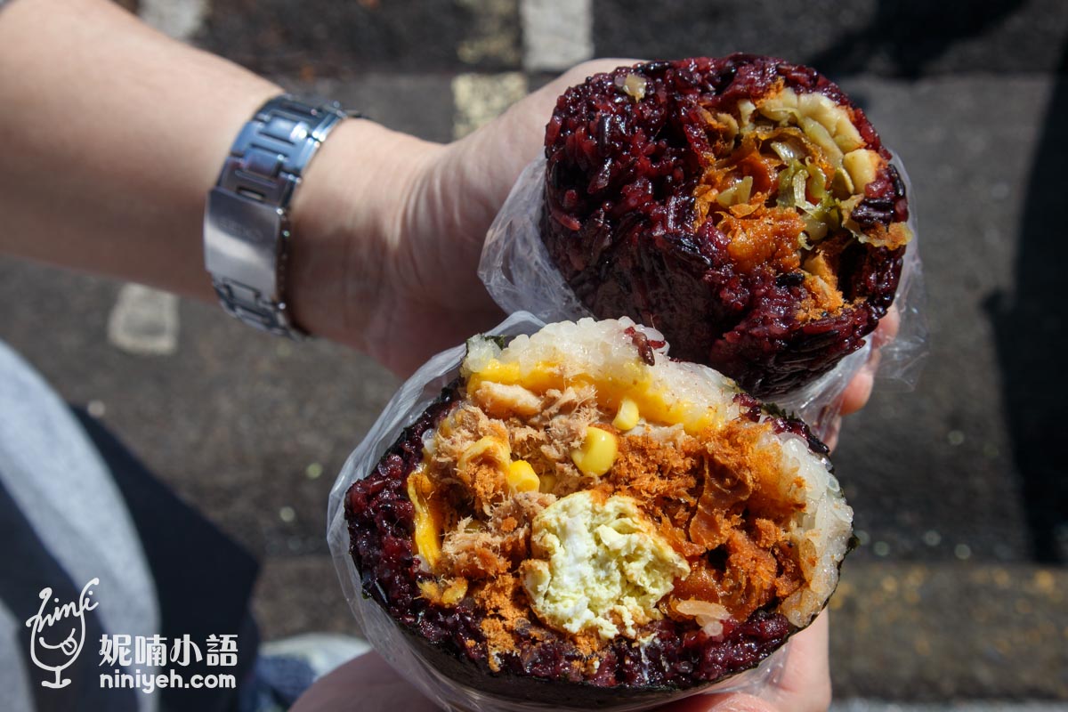 【古亭站美食】劉媽媽飯糰。台北最強紅到日本的招牌紫米飯糰