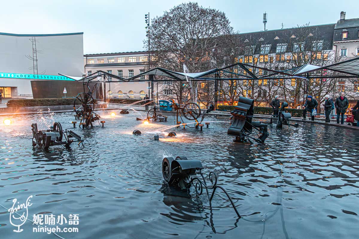 荷爾拜因機械噴泉, Tinguely Brunnen, 巴塞爾景點, 瑞士旅遊, 機械藝術, 巴塞爾旅遊攻略, 尚·丁格利, Jean Tinguely, 巴塞爾現代藝術, 巴塞爾必訪景點,