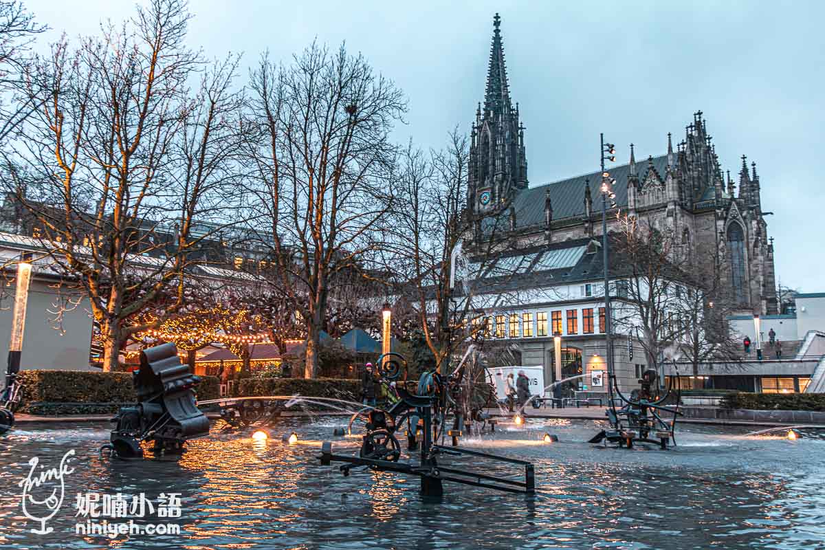 荷爾拜因機械噴泉, Tinguely Brunnen, 巴塞爾景點, 瑞士旅遊, 機械藝術, 巴塞爾旅遊攻略, 尚·丁格利, Jean Tinguely, 巴塞爾現代藝術, 巴塞爾必訪景點,