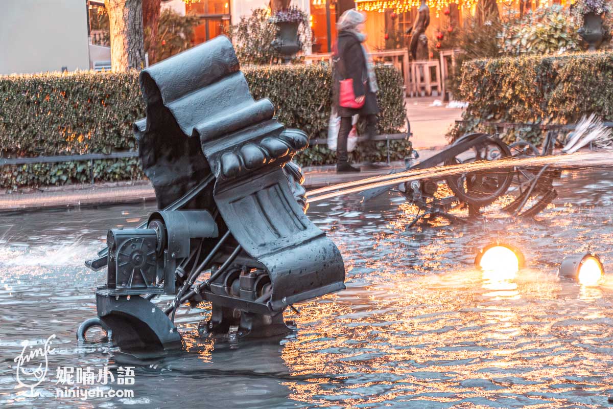 荷爾拜因機械噴泉, Tinguely Brunnen, 巴塞爾景點, 瑞士旅遊, 機械藝術, 巴塞爾旅遊攻略, 尚·丁格利, Jean Tinguely, 巴塞爾現代藝術, 巴塞爾必訪景點,