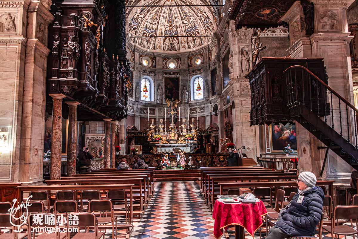 Santuario Madonna di Tirano, 蒂拉諾聖母大教堂, 伯連納列車, 義大利景點, 蒂拉諾景點, 倫巴底大區教堂, 瑞士鐵道風景, 巴洛克風格教堂, 義大利旅遊, 教堂壁畫雕刻,