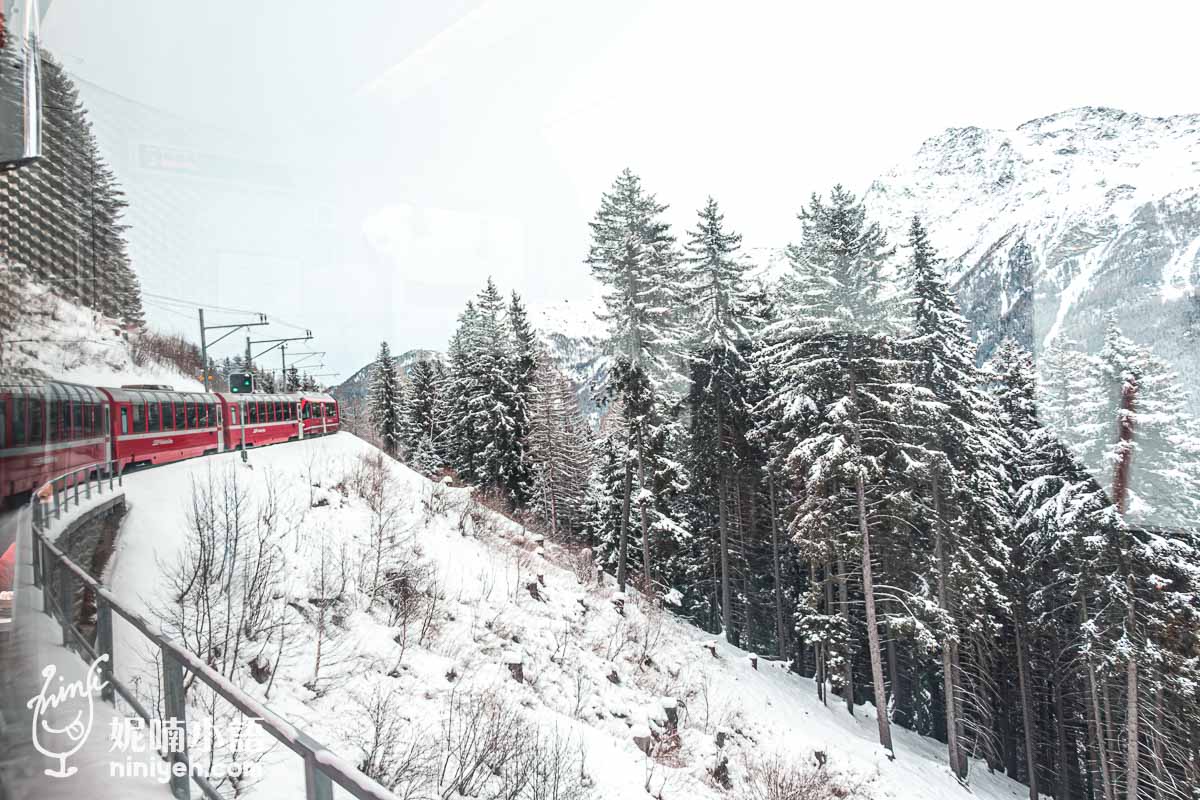 伯連納列車, Bernina Express, 世界遺產鐵道, 瑞士景觀列車, 瑞士自由行, 阿爾卑斯山, 瑞士旅行通行證, 旅遊攻略, 頭等艙訂位, 絕美景點,