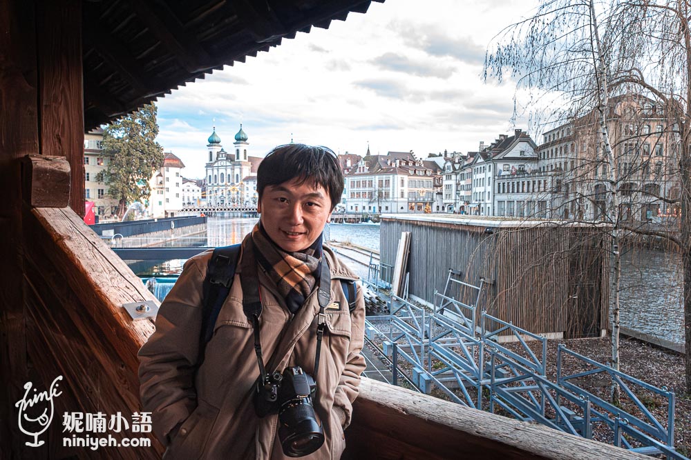 瑞士琉森景點｜斯普洛耶橋。飽覽羅伊斯河畔市景的日與夜