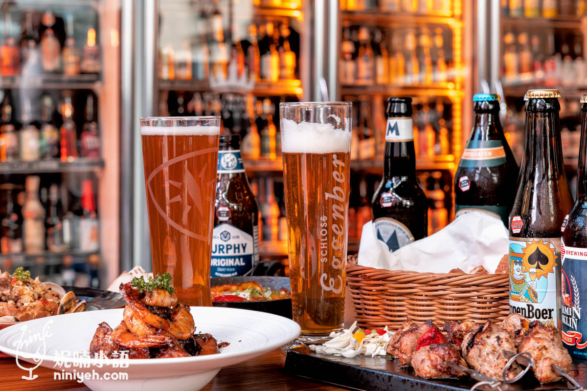 ABV地中海餐酒館林口旗艦店｜獨棟樓中樓精釀啤酒餐廳！歐陸料理怎麼搭酒告訴你 @Nico＆妮喃小語