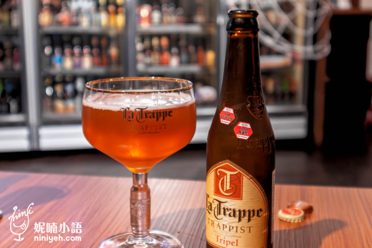 「塔伯特修道院三麥金啤酒」味道豐富且華麗具有厚度，酒精感也略重，搭配重口味和熱辣的火鍋都蠻適合的。