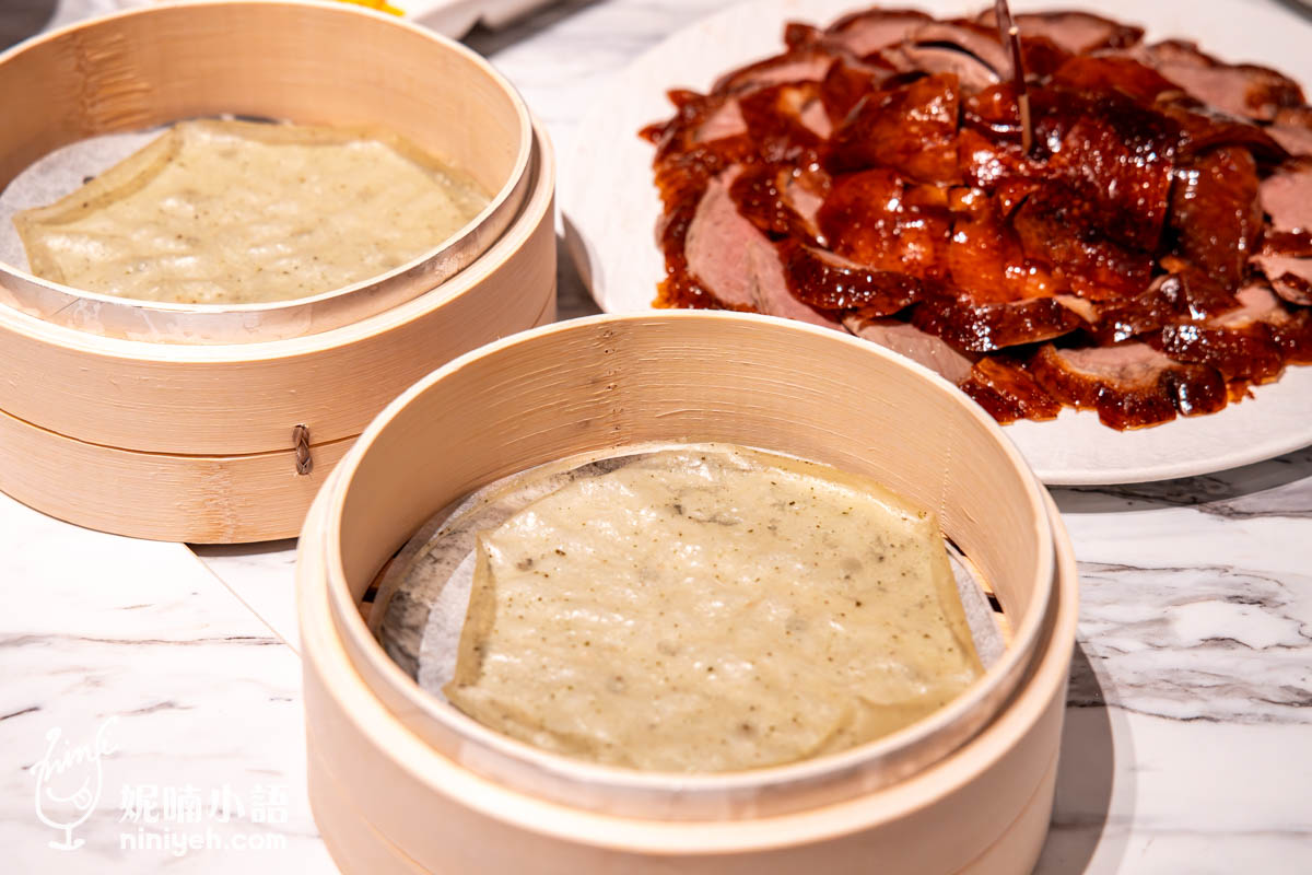 鴨覓烤鴨餐廳｜信義區最潮片皮烤鴨就在微風南山！桌邊手沖豆花太有記憶點