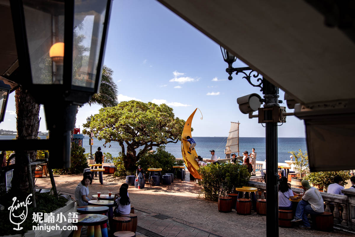 美國村必吃｜豬肉蛋飯糰北谷店。美國村散步美食！沖繩唯一一間海景分店