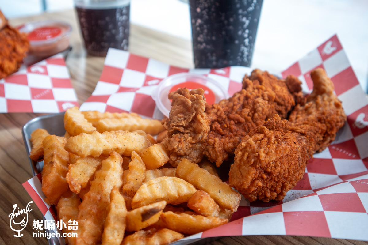 Hotties 美式辣炸雞｜美國連鎖炸雞品牌插旗！巨無霸炸雞柳六種辣度任你選
