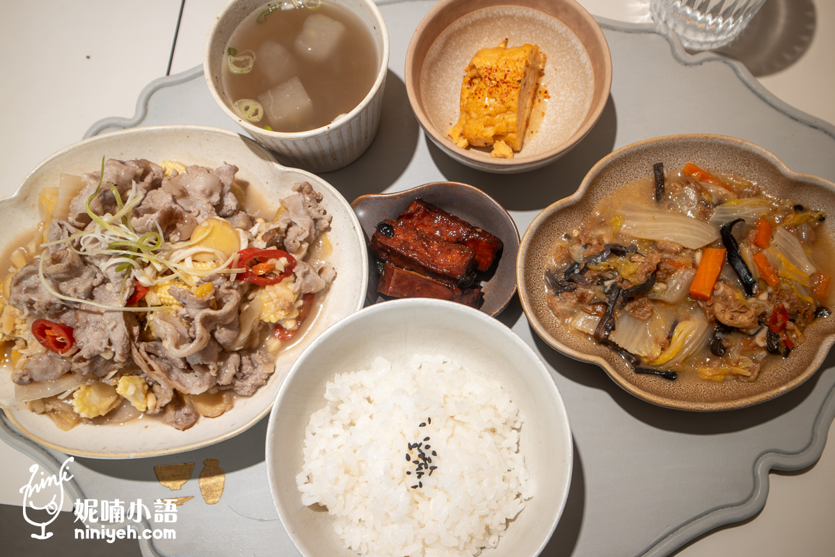 皿皿新中式定食料理｜青埔高質感餐廳推薦！一個人也能吃的療癒系美食