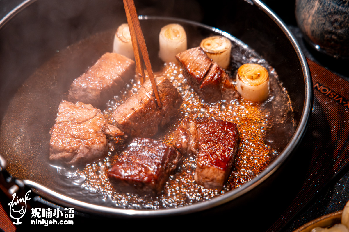 祇園．禪院壽喜燒｜台北頂級壽喜燒新寵！獨創「厚切金磚和牛」饕級新吃法