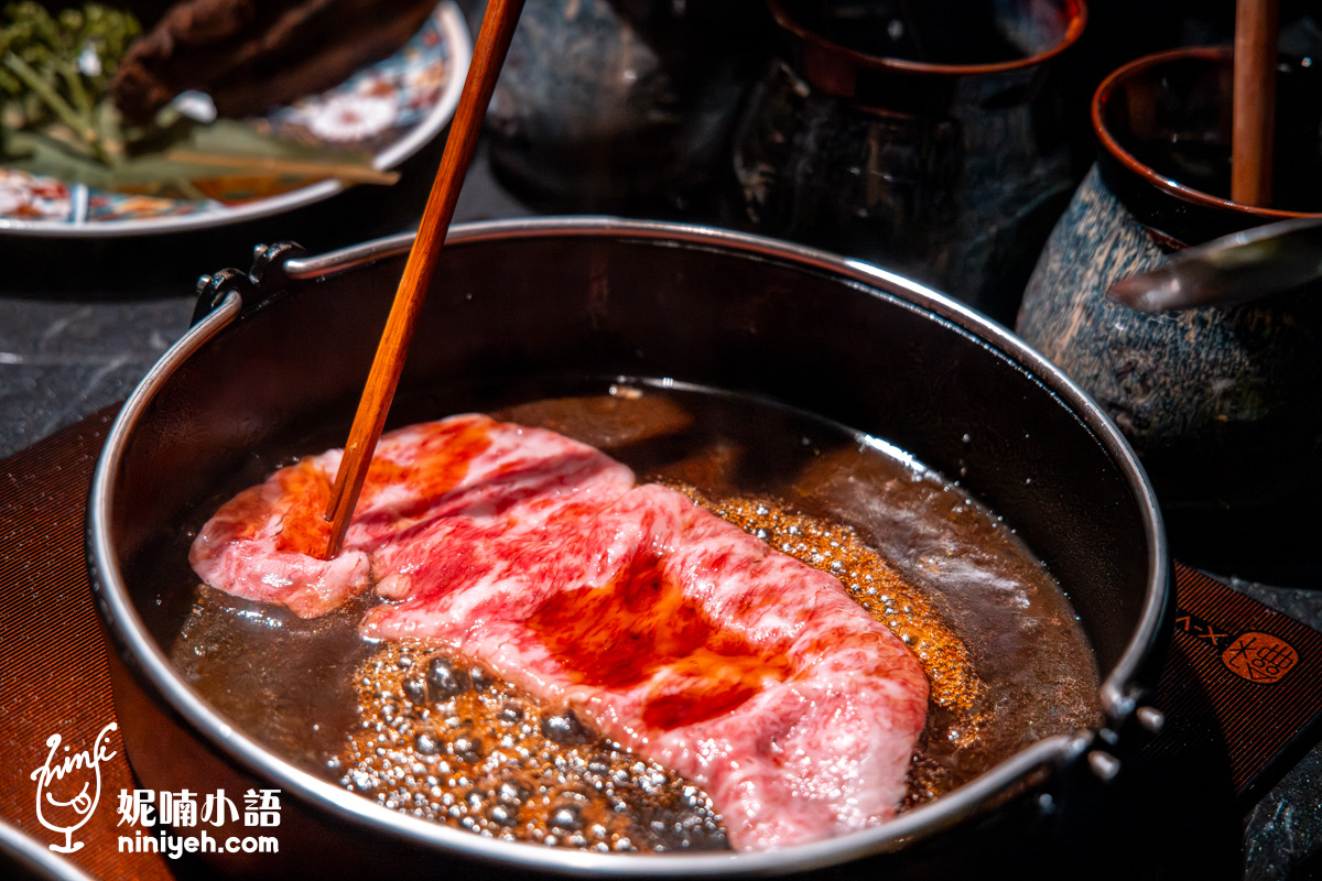 祇園．禪院壽喜燒｜台北頂級壽喜燒新寵！獨創「厚切金磚和牛」饕級新吃法