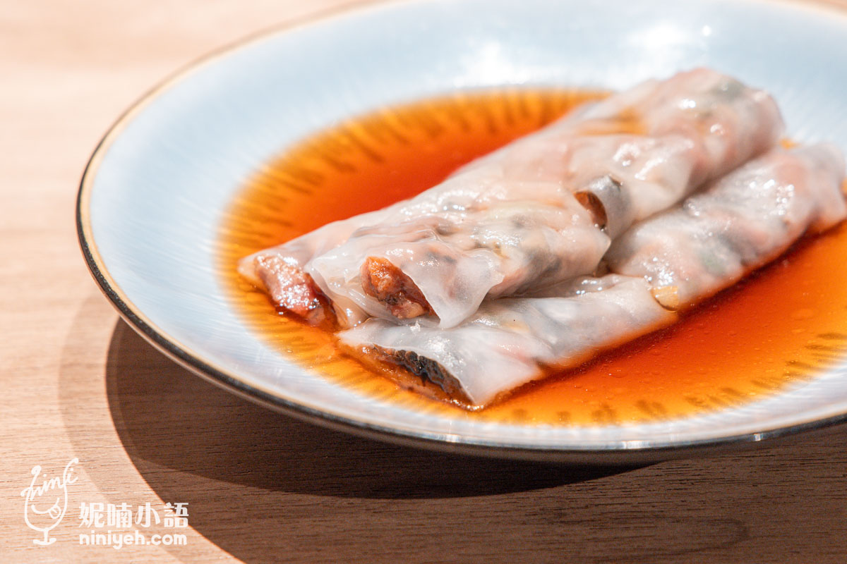 華漾DIM SUM 浸潤甘甜醬汁的梅菜叉燒腸粉
