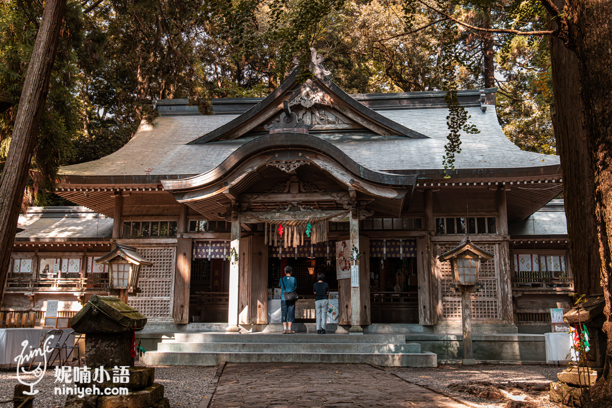 高千穗自由行景點:宮崎高千穗神社木造本殿與參拜景色